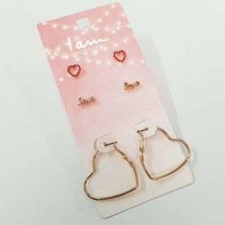 پک گوشواره و گلگوش قلب