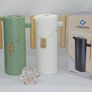 فلاسک وگاتی دسته چوبی