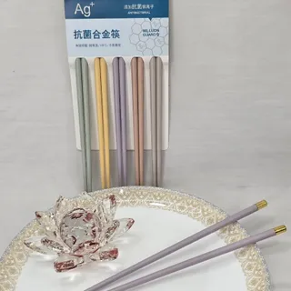 چوب چاپستیک رنگی 10عددی