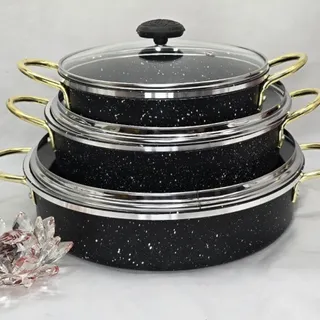تابه 3تیکه درب دار گرانیت