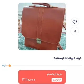 کیف دیپلمات ایستاده