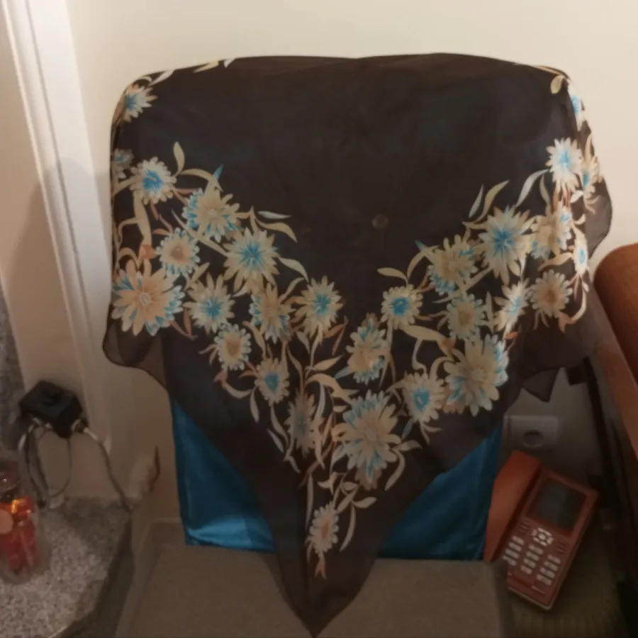 روسری ژرژت گلدار