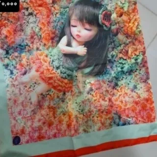 روسری دخترانه عروسکی