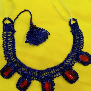 گردنبند منجوقی نگین زنانه