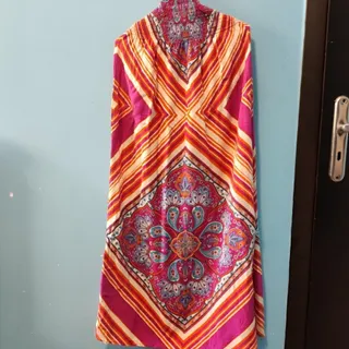 دامن نخی رنگی