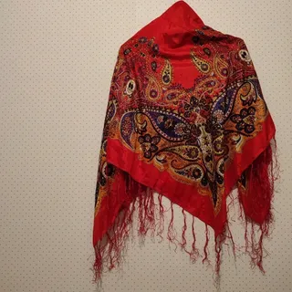روسری ساتن شیک مجلسی