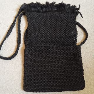 کیف مکرومه کتان