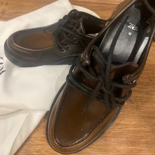 کفش زارا قهوه ی
