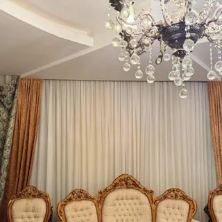 پرده به همراه 4 عدد دستک