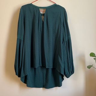 شومیز نخی سبز