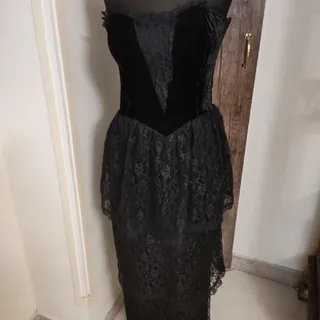 دکلته مخمل و گیپور