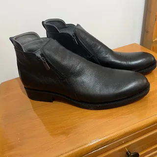 نیم بوت چرم اصل