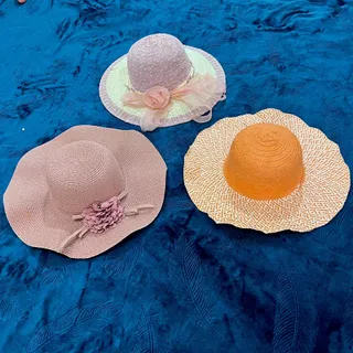 کلاه ساحلی حصیری