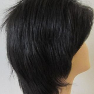 کلاه گیش فشن مشکی کوتاه