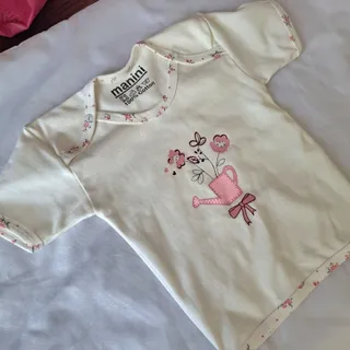 تیشرت گلدار دخترانه نو