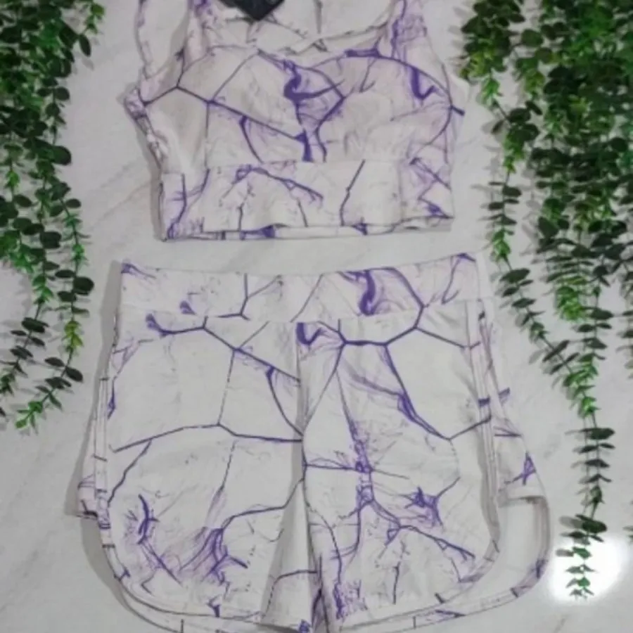 ست نیم تنه وشورتک