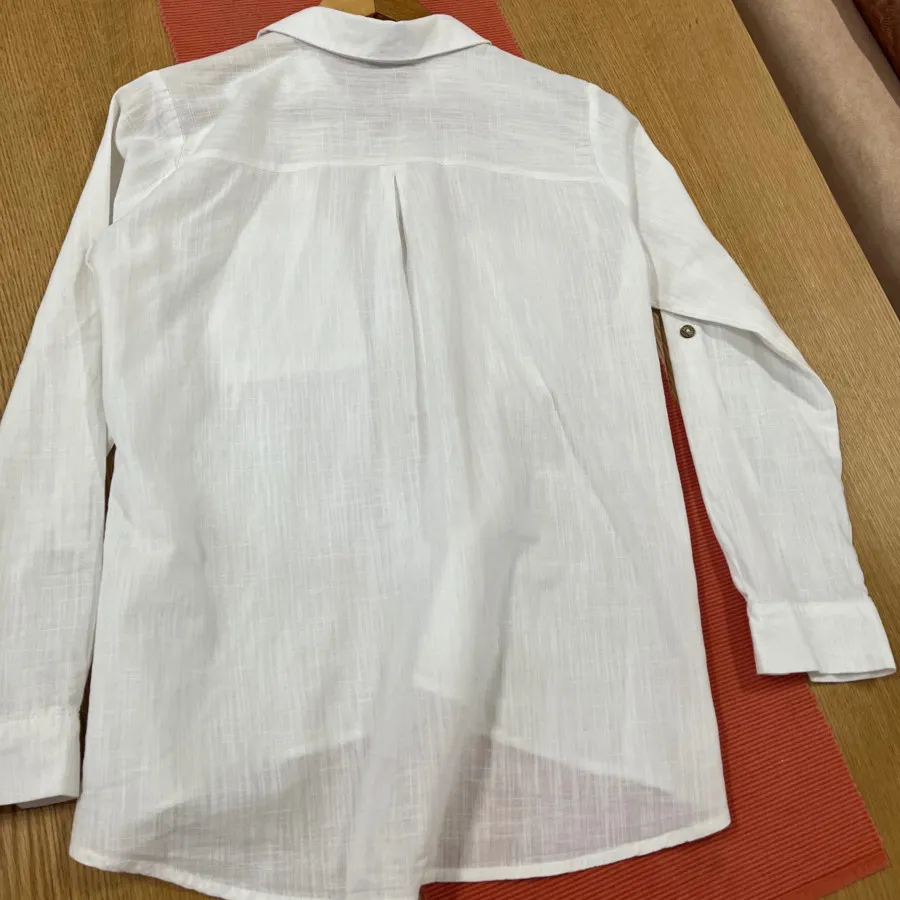 شومیز لینن سفید