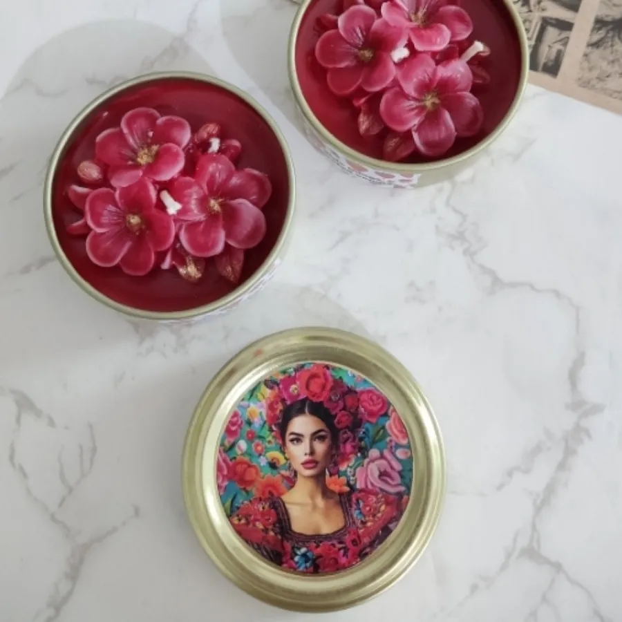 شمع معطر گل