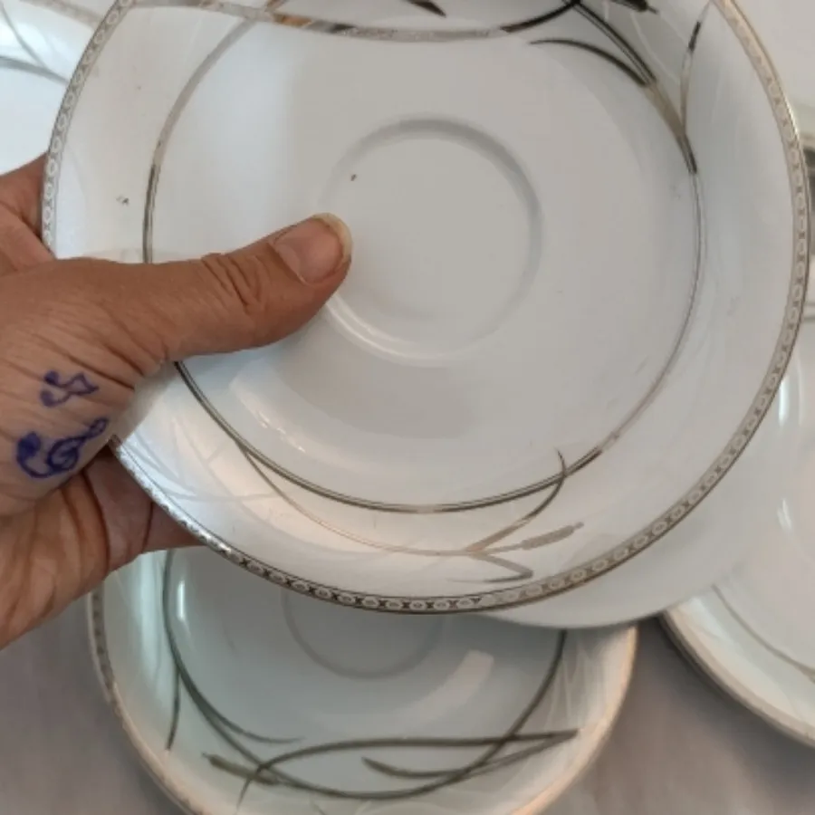 12بشقاب پیش دستی چینی توس