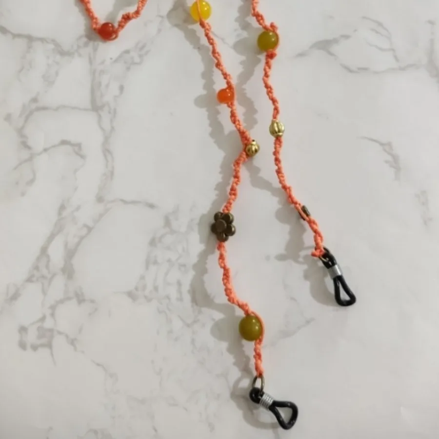 بند عینک بافت گلبهی