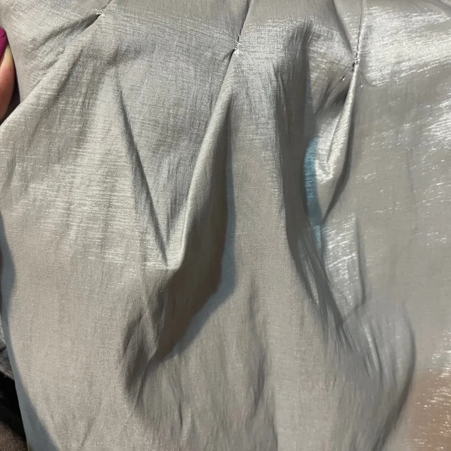 پیراهن دکلته تافته نقره