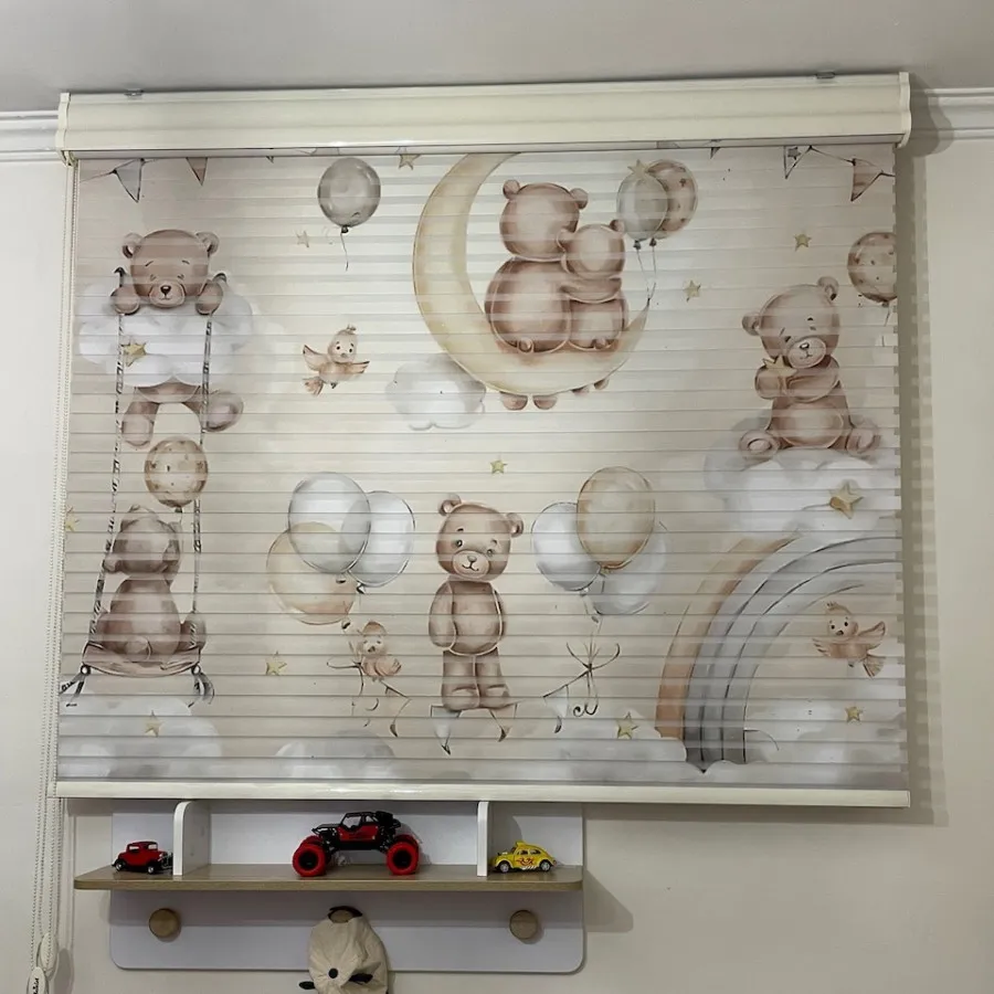 پرده زبرا کودک