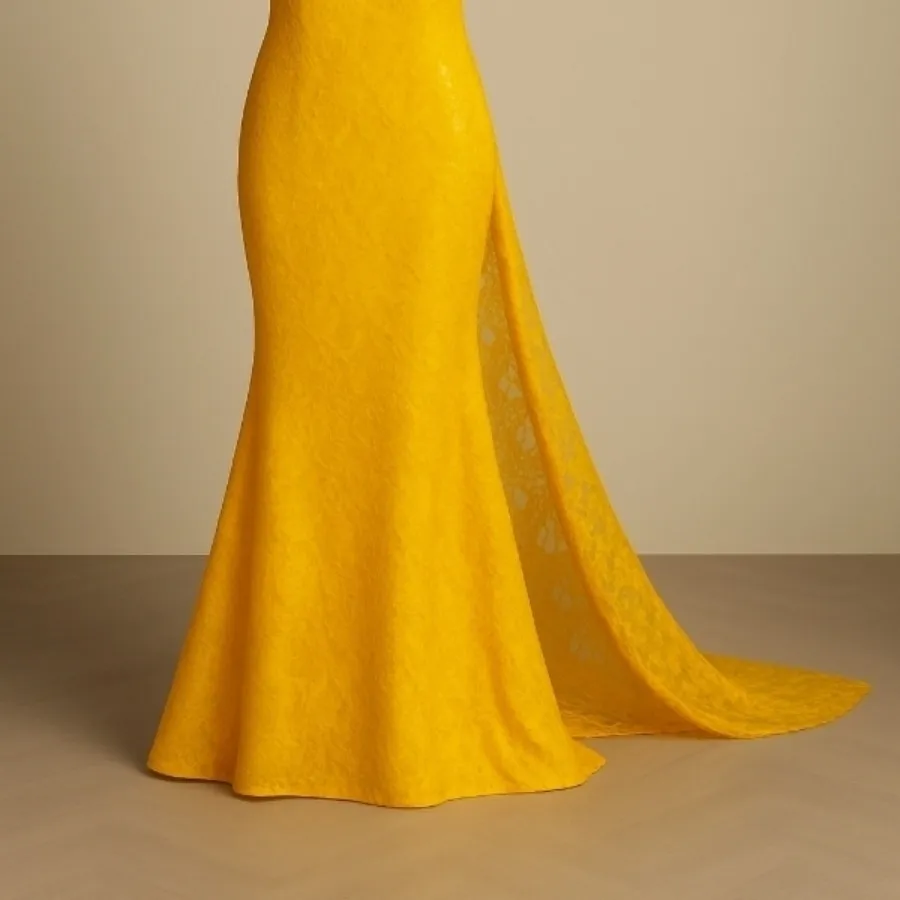 لباس مجلسی طلایی شاین