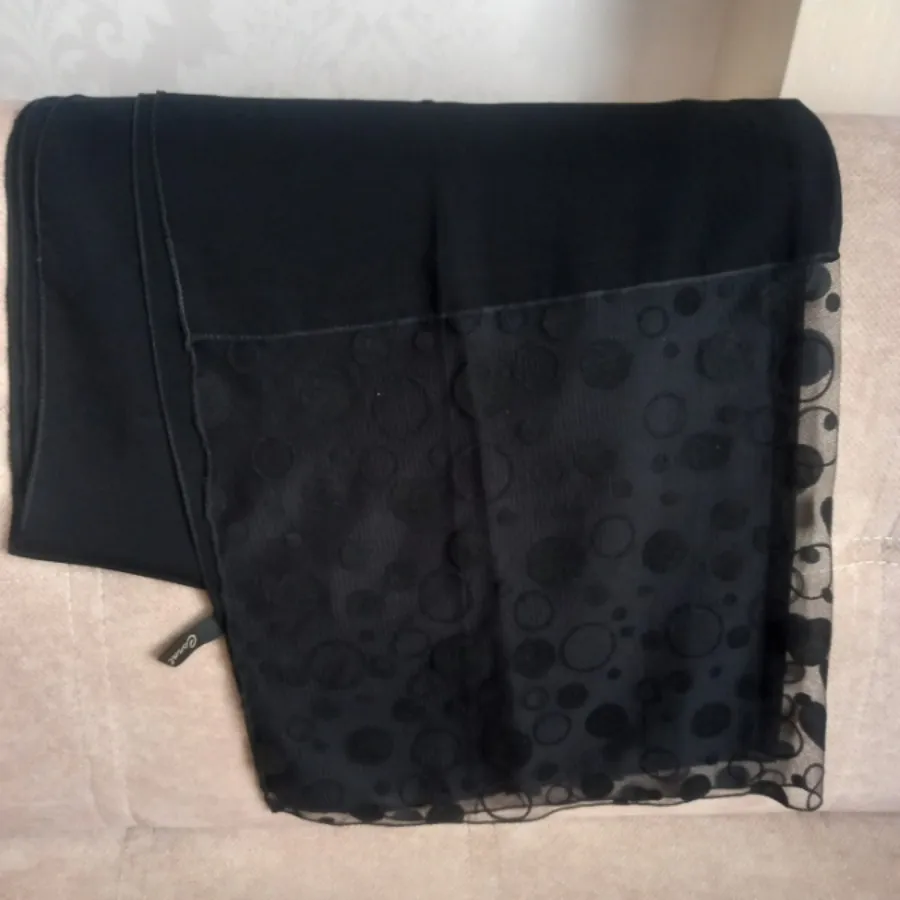 شال مشکی مجلسی