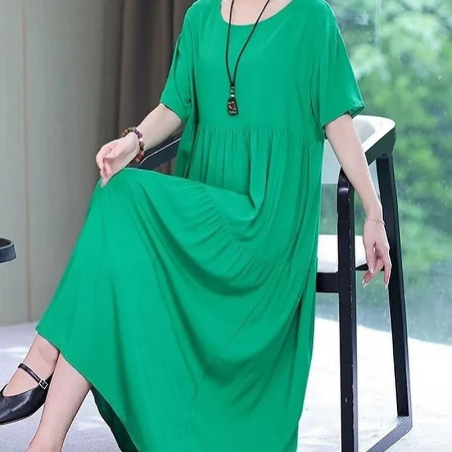 پیراهن ساحلی نخی