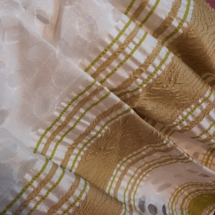 پیراهن مجلسی سفید سبز 42