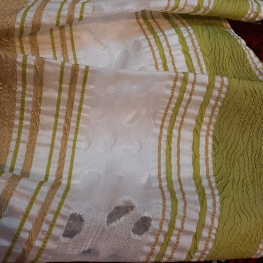 پیراهن مجلسی سفید سبز 42