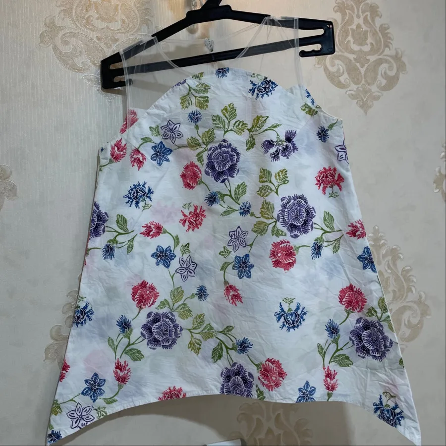 تاپ نخ گلدار فانتزی