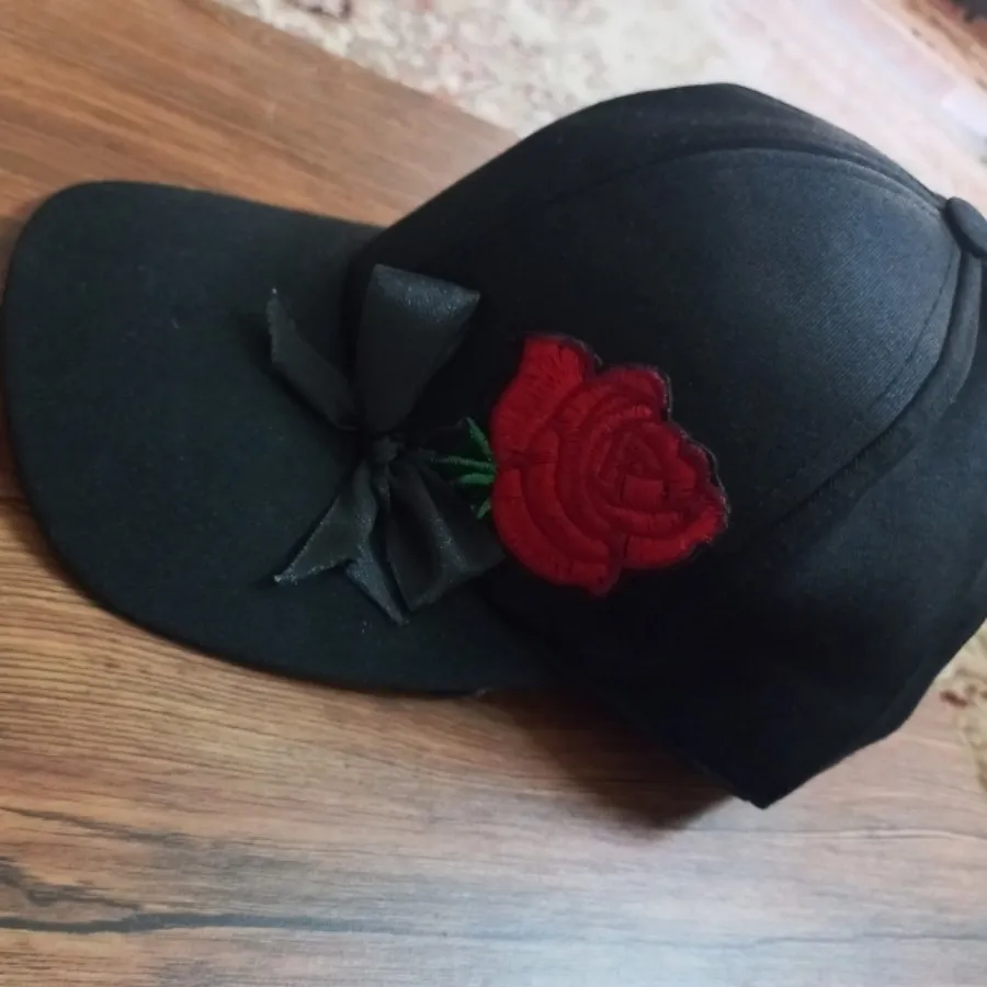 کلاه کپ تابستونی گل رز