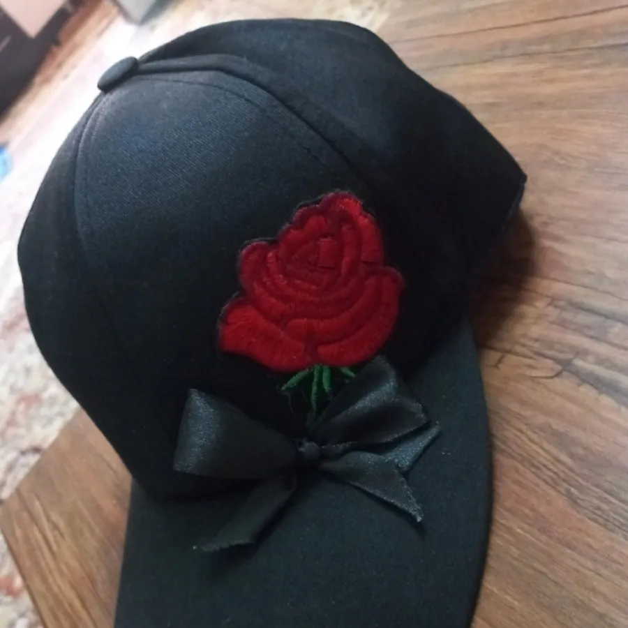 کلاه کپ تابستونی گل رز