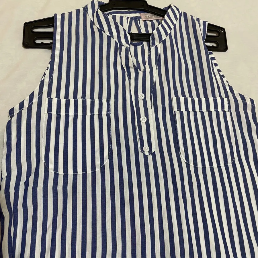 تاپ راه راه دوبار پوشیده