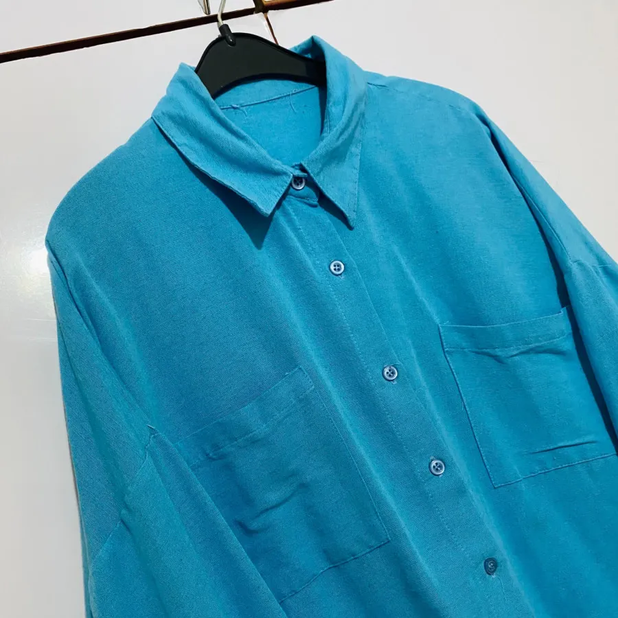 شومیز ابی کنفی ترک