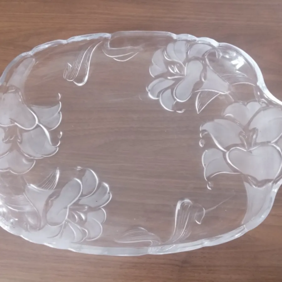 دیس کریستال گلدار