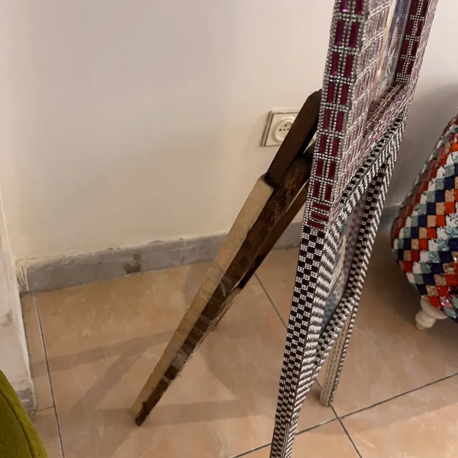 قاب عکس پایه دار چوبی