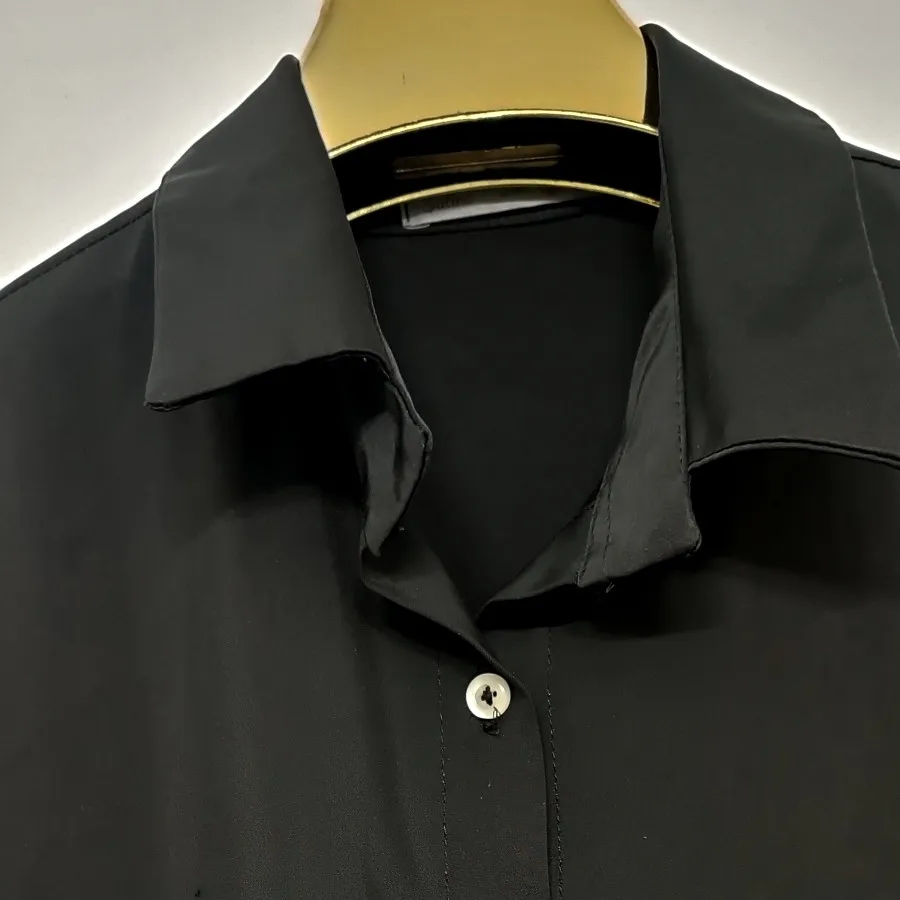 مانتو شومیز مشکی محرمی