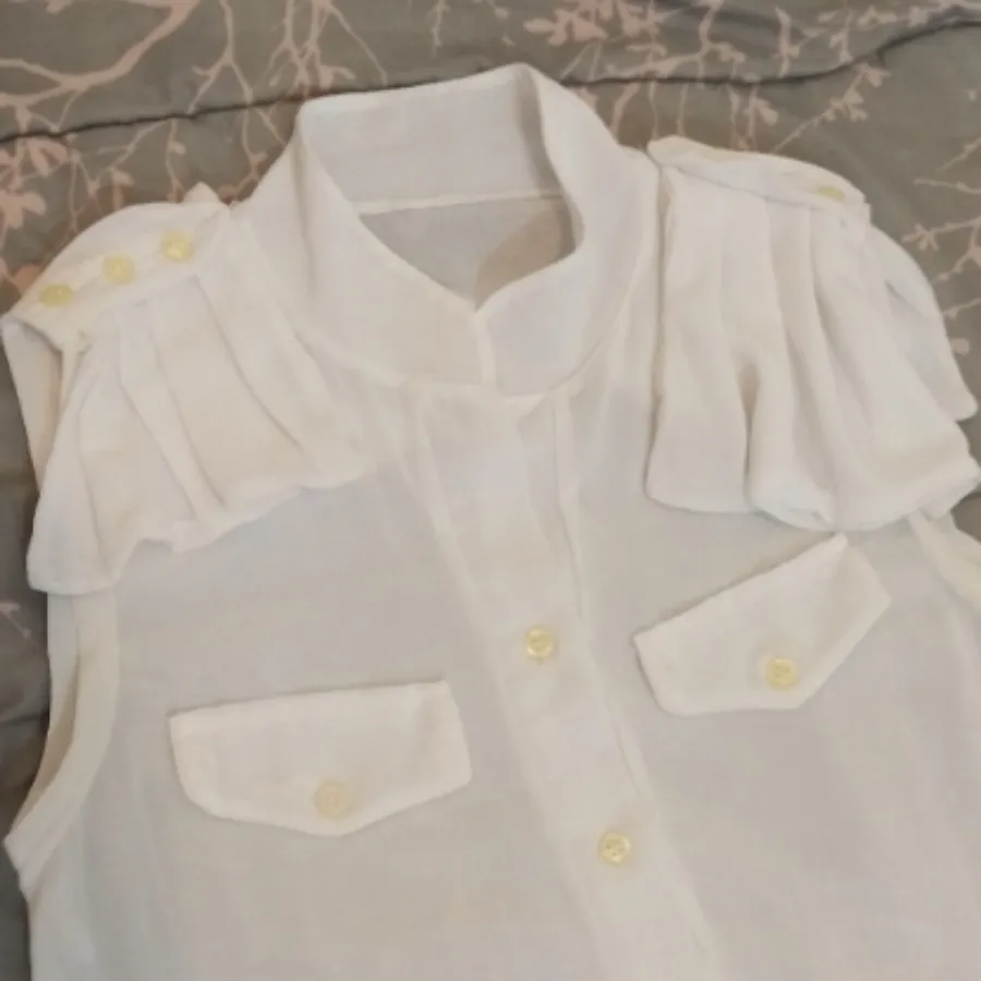 تاپ حریر سفید