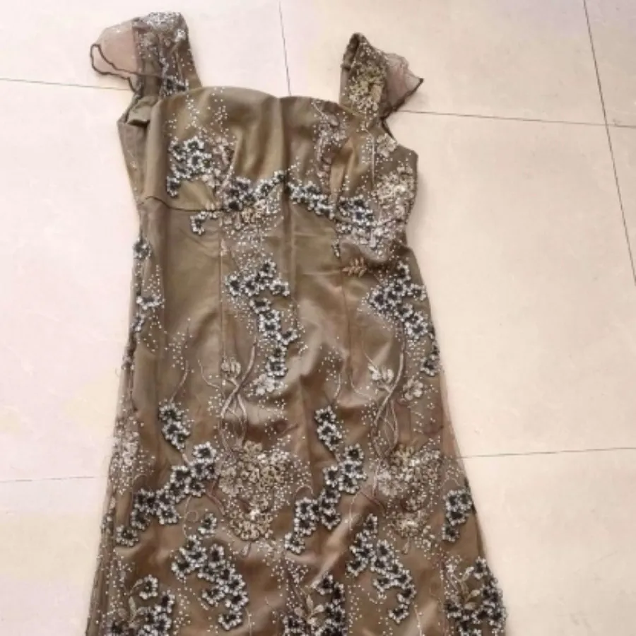 پیراهن مجلسی کار شده