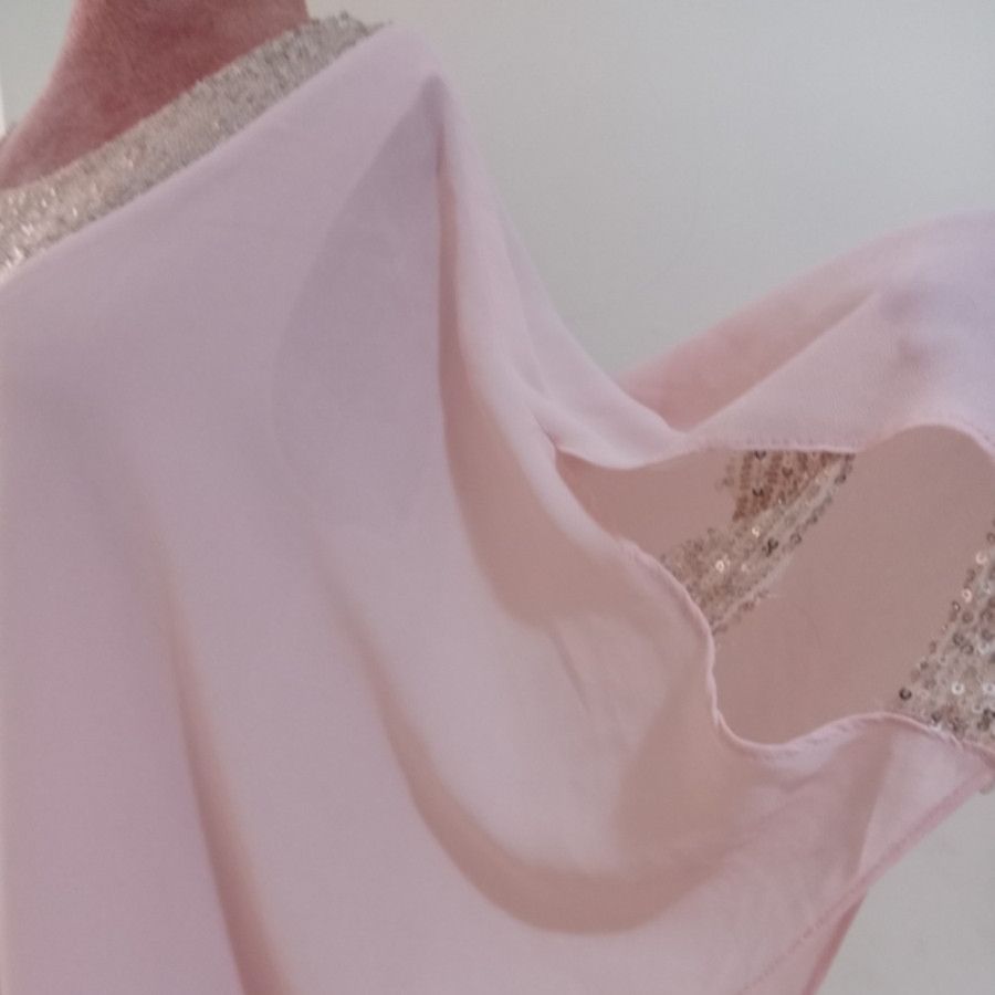 شومیز  گلبهی حریر