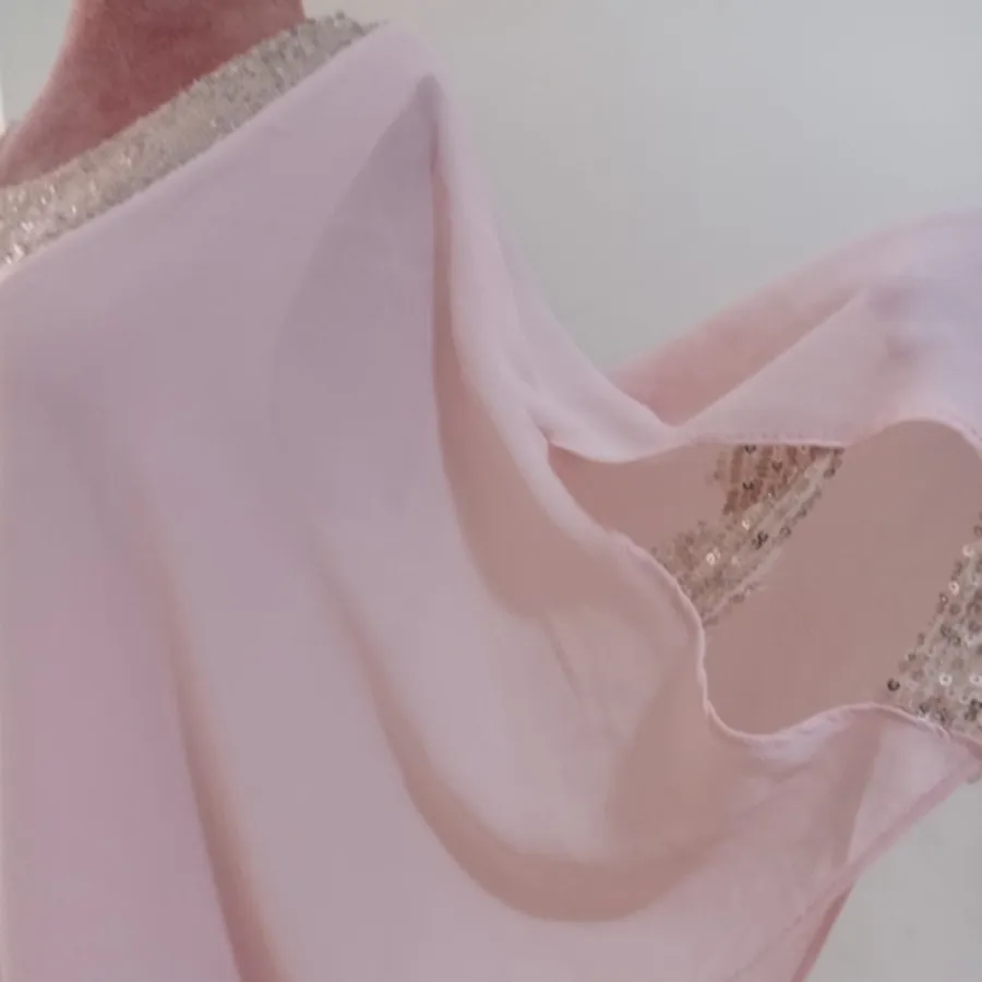 شومیز  گلبهی حریر