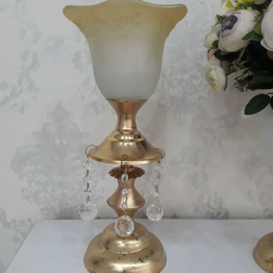 گلدان وشمعدان برنجی