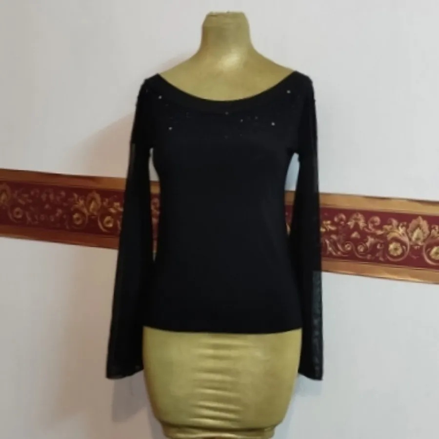 شومیز مشکی آستین بلند