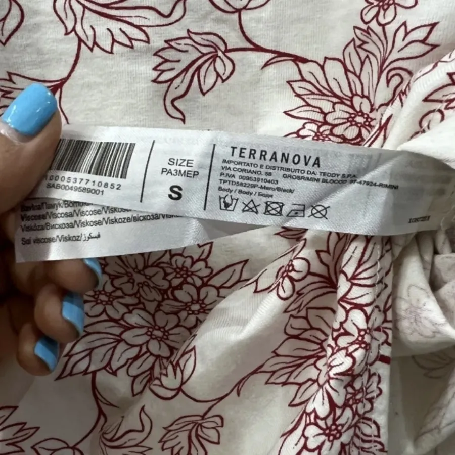 بادی فلورال پنبه ای خارجی