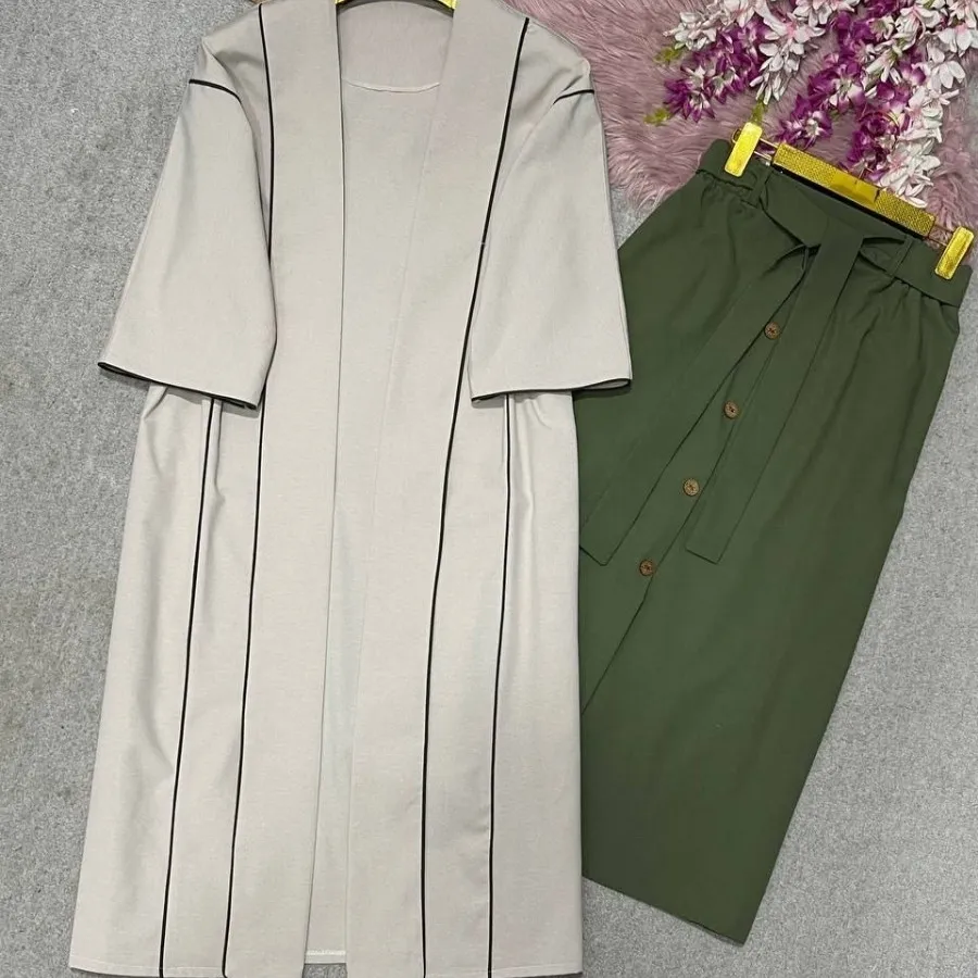 مانتو دامن ست