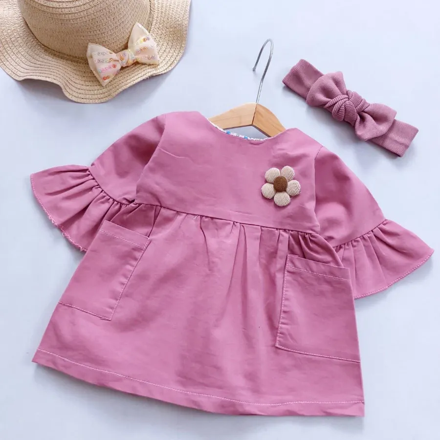 پیراهن کتان تک گل ?