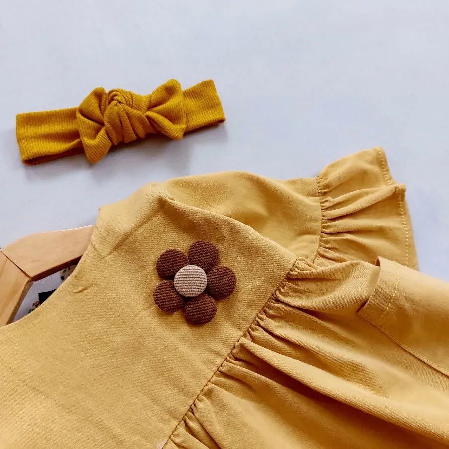 پیراهن کتان تک گل ?