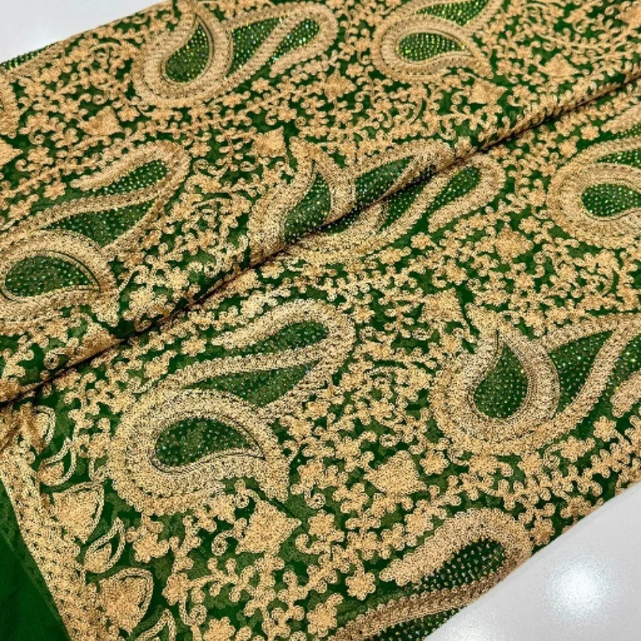 حریر سوزندوزی حاشیه دار